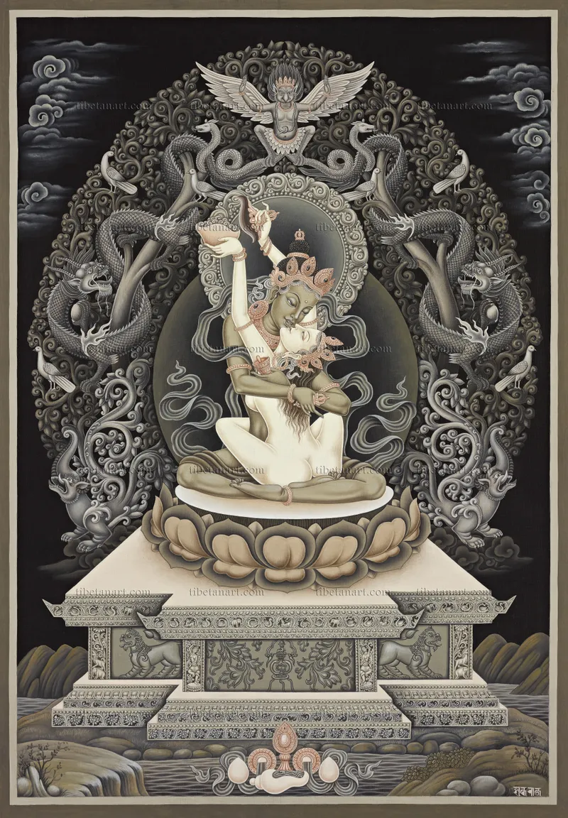 B/W Vajradhara (Dorje Chang)