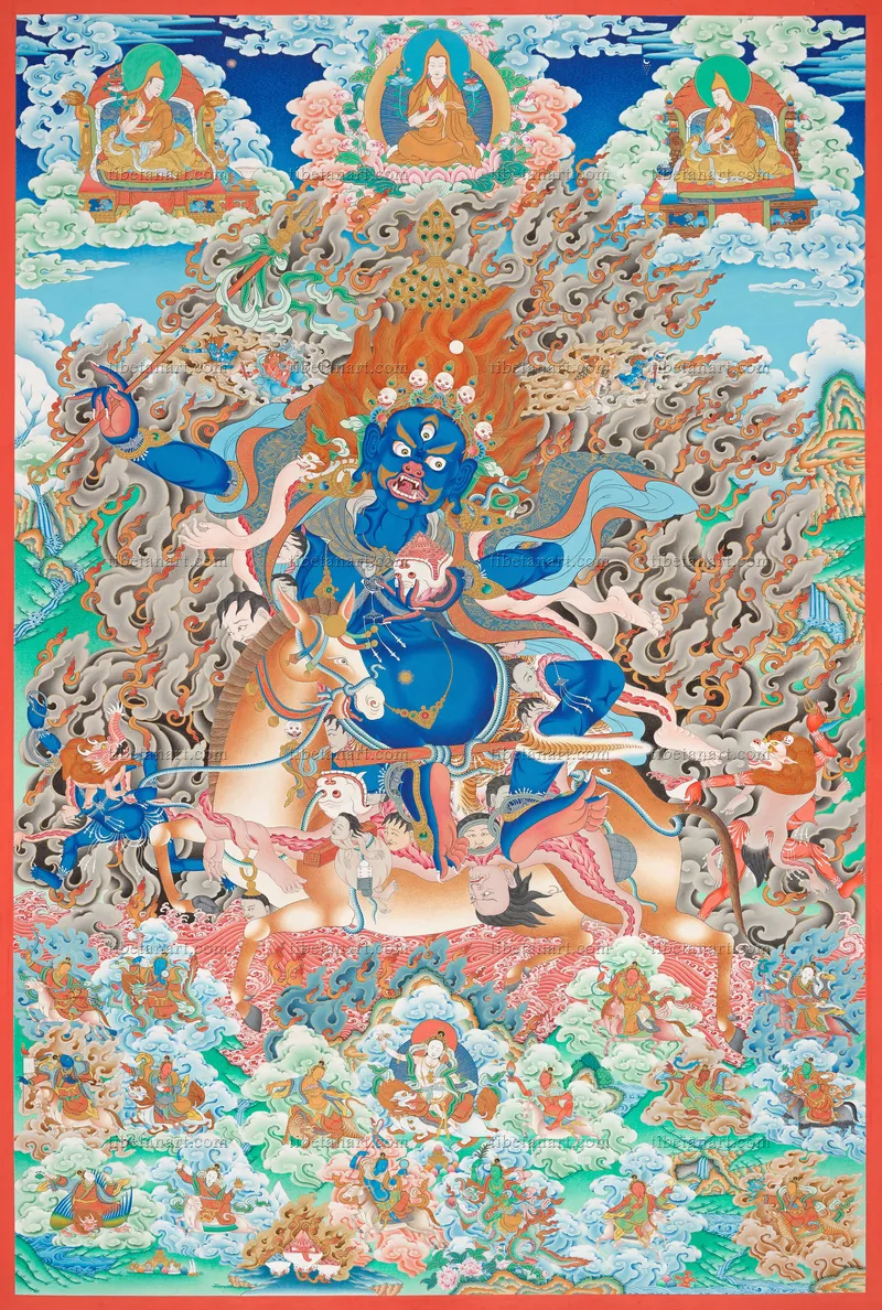 Palden Lhamo and her Retinue