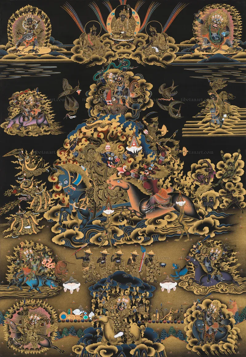 Shing Kyong and his Retinue