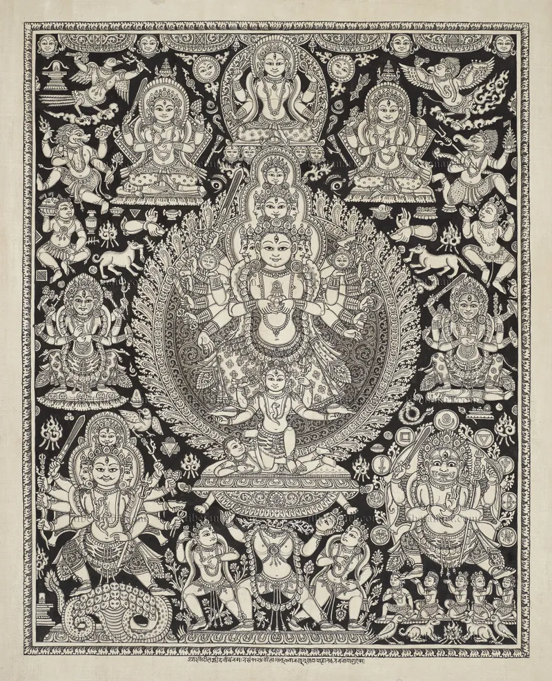 Nine-faced Siddhi Lakshmi